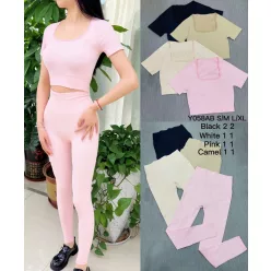 Beunique Fashion Pilates szett Pink L/XL