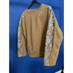 Beunique Fashion Köves ujjú melegítő pulcsi Taupe S