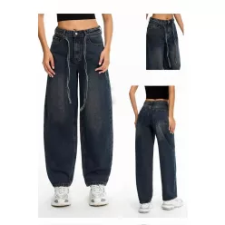 Beunique Fashion Barnán koptatott farmer  M