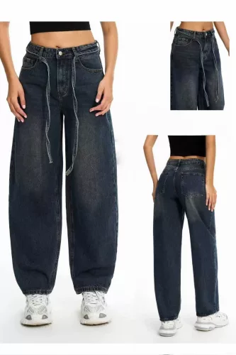 Beunique Fashion Barnán koptatott farmer  M