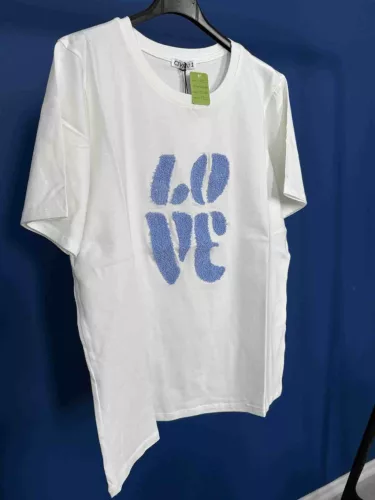 BeUnique Fashion 3D mintás póló love Blue One Size