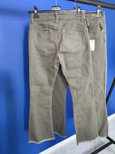 Beunique Fashion Trapéz rojtos aljú nadrág Military Green L