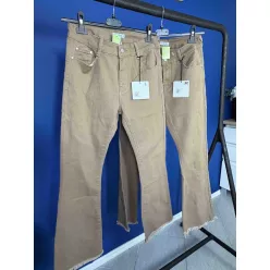 Beunique Fashion Trapéz rojtos aljú nadrág Taupe L