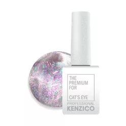   Kenzico Unicorn Aurora Cat's Eye collection Holo silver-white CE-401 10ml gél lakk