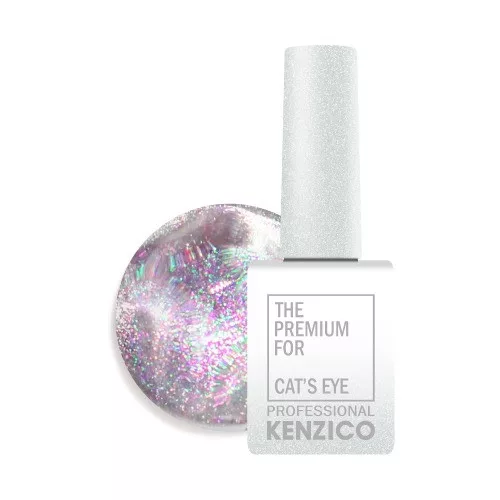 Kenzico Unicorn Aurora Cat's Eye collection Holo silver-white CE-401 10ml gél lakk