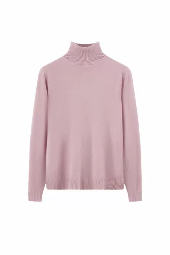 Beunique Fashion Finom kötött garbó Dusty Rose One Size