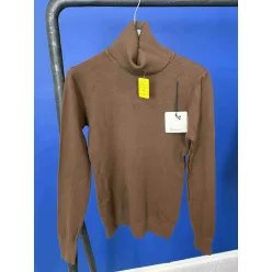 Beunique Fashion Finom kötött garbó Karamell One Size