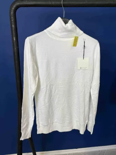 Beunique Fashion Finom kötött garbó White  One Size