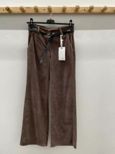 Beunique Fashion Kordbársony nadrág Coffee M