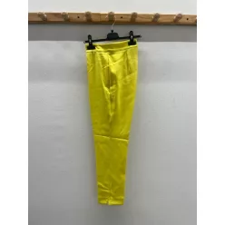   BeUnique Fashion carrot fazonú élére vasalt kosztum nadrág Yellow M Size