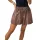Beunique Fashion Műbőr rövidnadrág gesztenye barna One Size