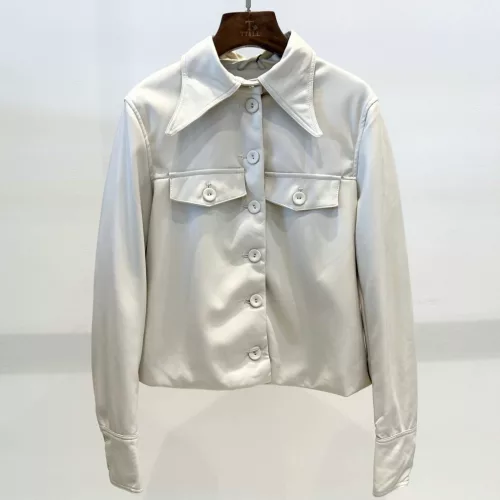 Beunique Fashion Ecobőr dzseki apricot L