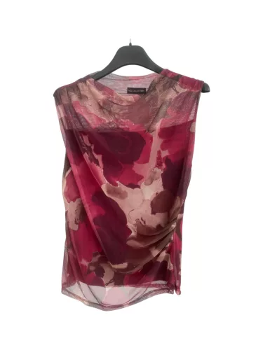 BeUnique Fashion Tüll újjatlan felső Burgundy One Size