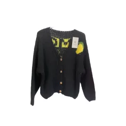 Beunique Fashion Limoncello kardigán Black One Size