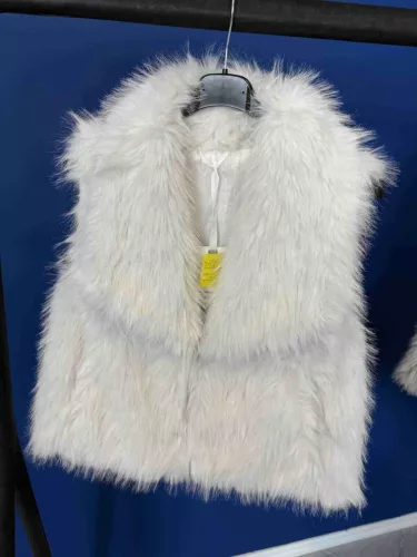 Beunique Fashion Szörme mellény White  L