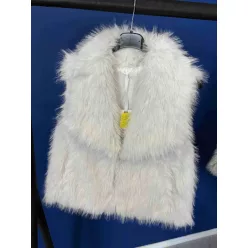 Beunique Fashion Szörme mellény White  M