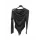 BeUnique Fashion Hidegselyem body arany dekor gombbal Black One Size