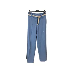   Beunique Fashion Kövekkel díszített elegáns nadrág Light Blue S