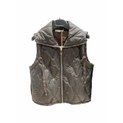 Beunique Fashion Steppelt mellény Coffee One Size