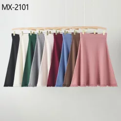   Beunique Fashion Kötött Rojtos aljú szoknya Coffee One Size