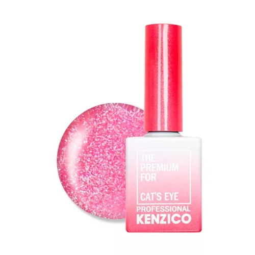 Kenzico Neon Cat's Eye collection Glowing peach NCE-02 10ml gél lakk