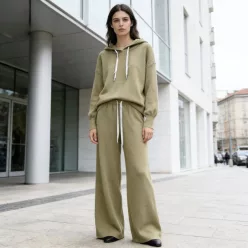 Beunique Fashion Kötött szabadídő nadrág Green One Size