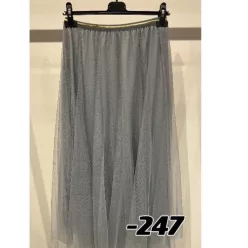 Beunique Fashion Tüllszoknya szürke One Size