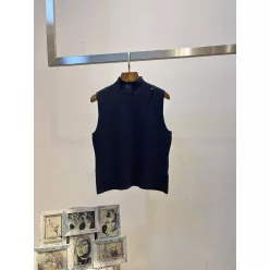 Beunique Fashion Kötött újatlan garbó Dark Blue One Size