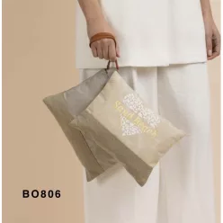 Beunique Fashion vászon boríték táska Beige