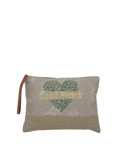 Beunique Fashion vászon boríték táska Kakhi