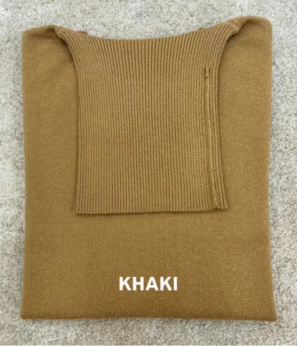 Beunique Fashion Csillogós garbó Taupe One Size