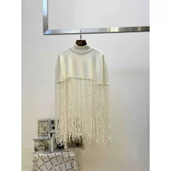 Beunique Fashion Rojtos poncho Apricot One Size