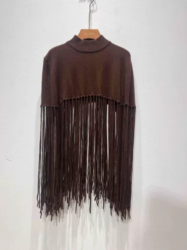 Beunique Fashion Rojtos poncho Coffee One Size