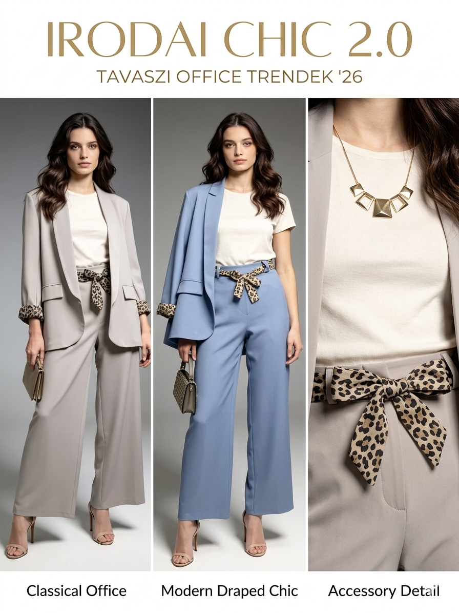 Irodai Chic 2.0: Így maradj stílusos és magabiztos a munkahelyeden a 2026-os szezonban